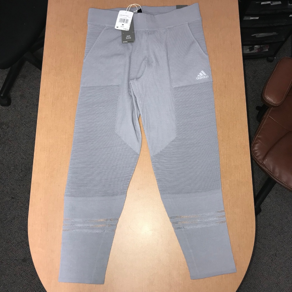Adidas Icon Knit Pants Women's Sz L NWT - Picture 2 of 7